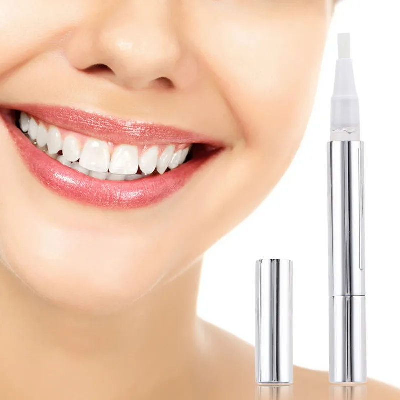 2Pcs Teeth Whitening Gel Pen Tooth Whitener Bleaching Brush Show Your 